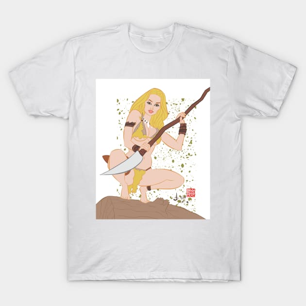 Jungle Girl T-Shirt by howardshum